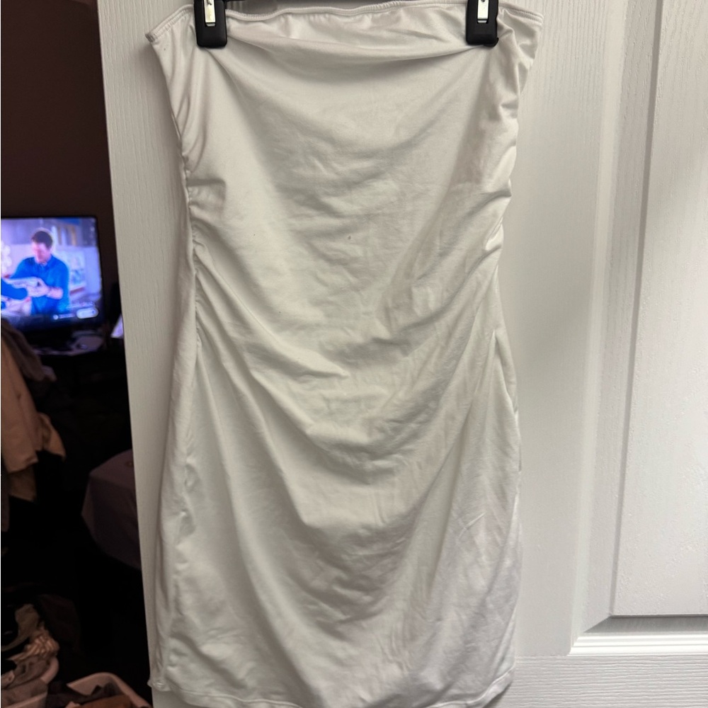 Elegant White Mini Dress